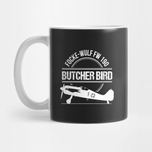 Focke Wulf FW-190 Butcherbird Warbird German Luftwaffe Mug